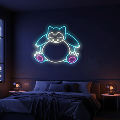 Snorlax Pokemon LED Neon Sign Anime Neon Sign