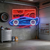 Speed Racing LED Neon Sign Light Pop Art