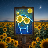 Sunflower Dreams LED Neon Sign Light Pop Art