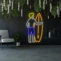 Surfer Led Sign Surfboard Neon Sign Summer Led Sign