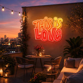 This Is Love LED Neon Sign Light Pop Art