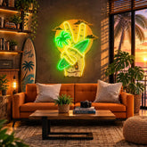 The Beach Led Neon Acrylic Artwork