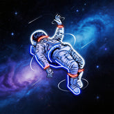 The Falling Astronaut LED Neon Sign Light Pop Art