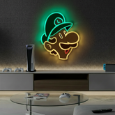 Luigi Sign Led Neon Sign Kids Neon Gift - VN03 - Customneonstudio