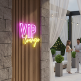 VIP Lounge Neon Sign Custom Led Neon Sign
