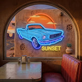 Summer Vintage Car LED Neon Sign Light Pop Art