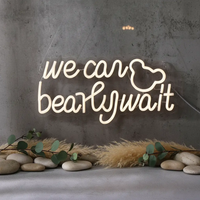 We Can Bearly Wait Neon Sign