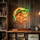 Wild Fish LED Neon Sign Light Pop Art