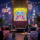 Wow Face Sexy Pop Art Led Neon Sign Light