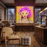 Wow Pop Art Led Neon Sign Light