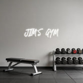 Custom Neon: JIM’S GYM