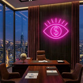 All Eye See Is Money Led Neon Sign Light
