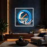 Astronaut Experiencing The Space LED Neon Sign Light Pop Art