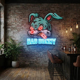 Bad Bunny Artwork Led Neon Sign Light