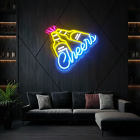 LED Beer Neon Sign Led Light up for Wall Art