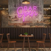 Bar Open Led Neon Sign Light