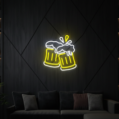 Beer Cheers Neon Sign