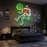 Bear Space LED Neon Sign Light Pop Art
