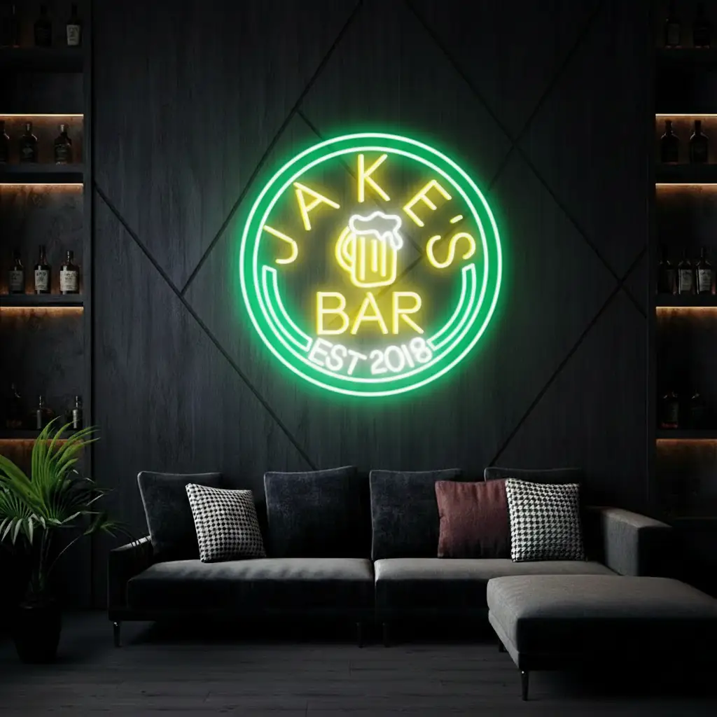 Custom Beer Bar Neon Signage Bar Name Neon Sign