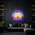 Beer Cheers Neon Signs Lights Bar Art Wall Decor