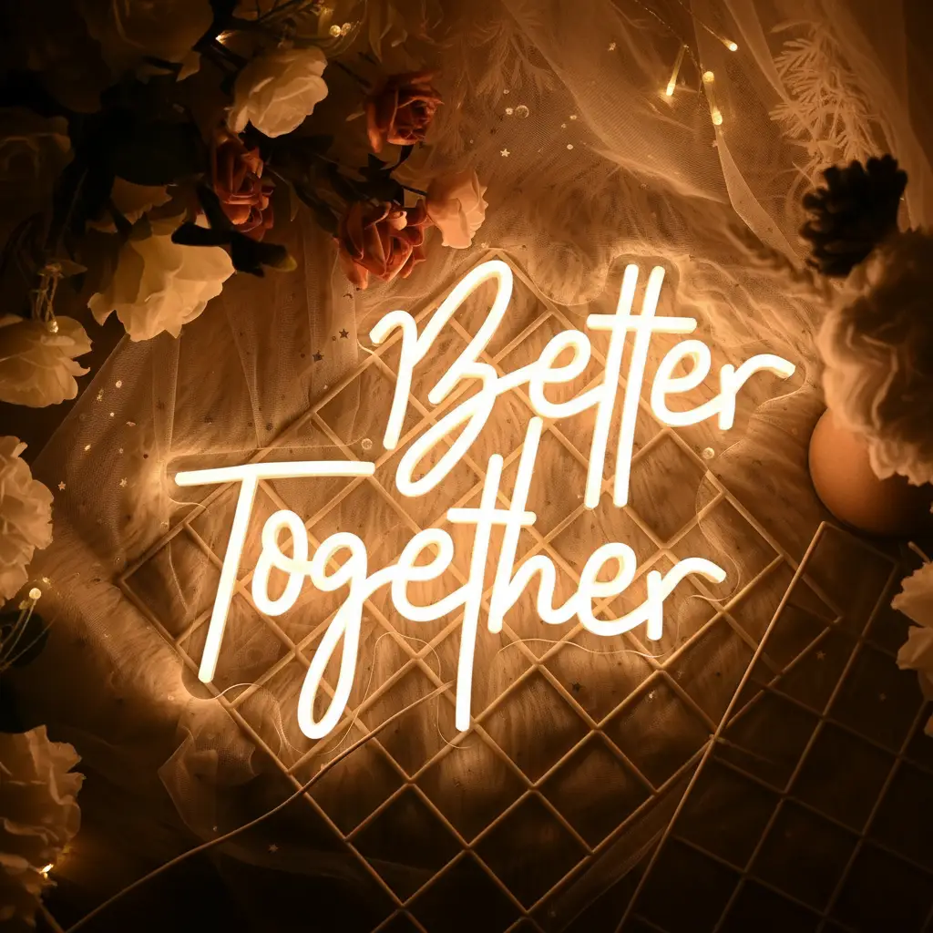 Better Together Neon Sign – view 2
