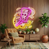 Boba Coffee Surfing LED Neon Sign Light Pop Art