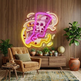 Boba Coffee Surfing LED Neon Sign Light Pop Art