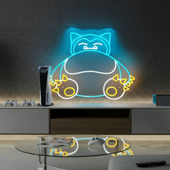 Anime Neon Sign Snorlax Cartoon Neon Sign