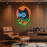 Cat Headphone LED Neon Sign Light Pop Art