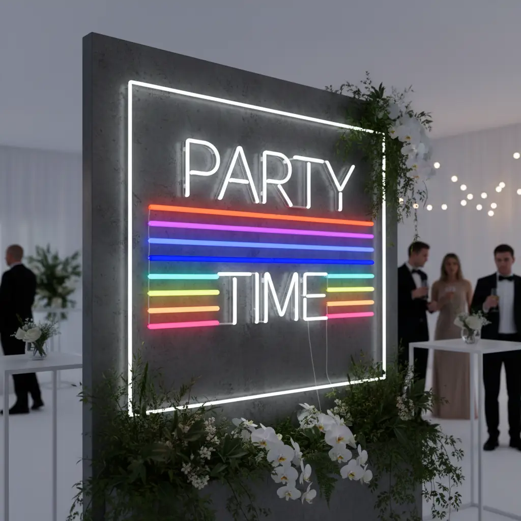 Oh Baby Neon Sign for Party Decoration