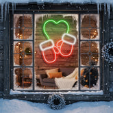 Christmas Gloves Neon Sign