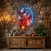 Christmas Deer LED Neon Sign Light Pop Art