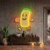 Cool Burrito LED Neon Sign Light Pop Art