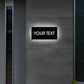 Custom Led Address Number Sign House Sign Light Box
