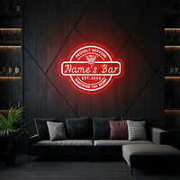 Personalized Bar Cocktail Beer Signs LED Neon Lights for Men Gifts