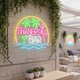 Flamingo Led Neon LED Sign Custom Name Pool Bar Neon Sign - VN03 - Customneonstudio