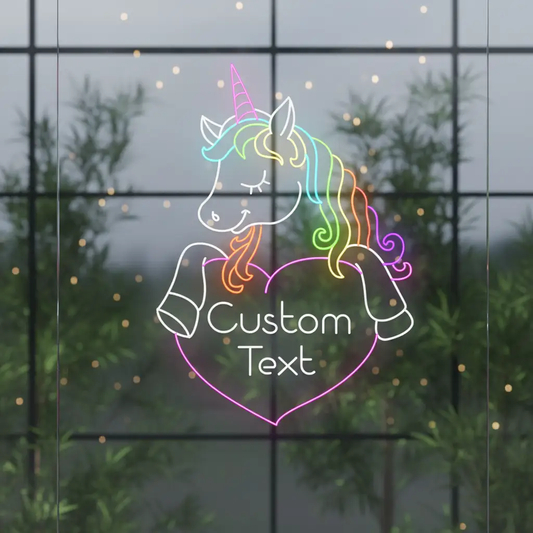 Personalized Unicorn LED Neon Sign Wall&Party Decor