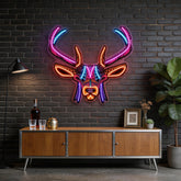 Decorative Deer LED Neon Sign Light Pop Art