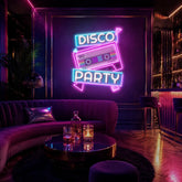Disco Party Led Neon Acrylic Artwork