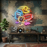 Doodle Music LED Neon Sign Light Pop Art