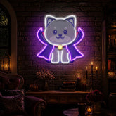 Dracula Dog LED Neon Sign Light Pop Art