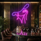 Elegant Lady Led Neon Sign Light