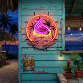 Flaming Summer LED Neon Sign Light Pop Art