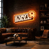Football LED Neon Sign Light Pop Art