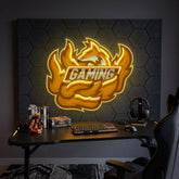 Fox Seven Tails Esport LED Neon Sign Light Pop Art