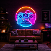 Game Plus Logo LED Neon Sign Light Pop Art
