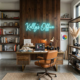 Custom Neon: Kelly's Office