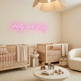 Custom Neon: Addy and Milly