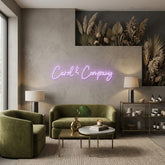 Custom Neon: Carol & Company