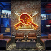 Gun And Hat LED Neon Sign Light Pop Art